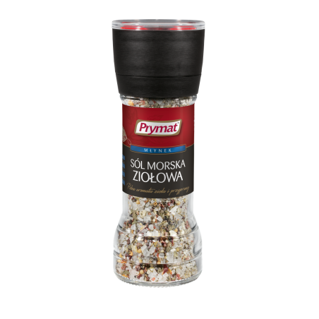 Prymat Sól morska ziołowa w młynki 80g